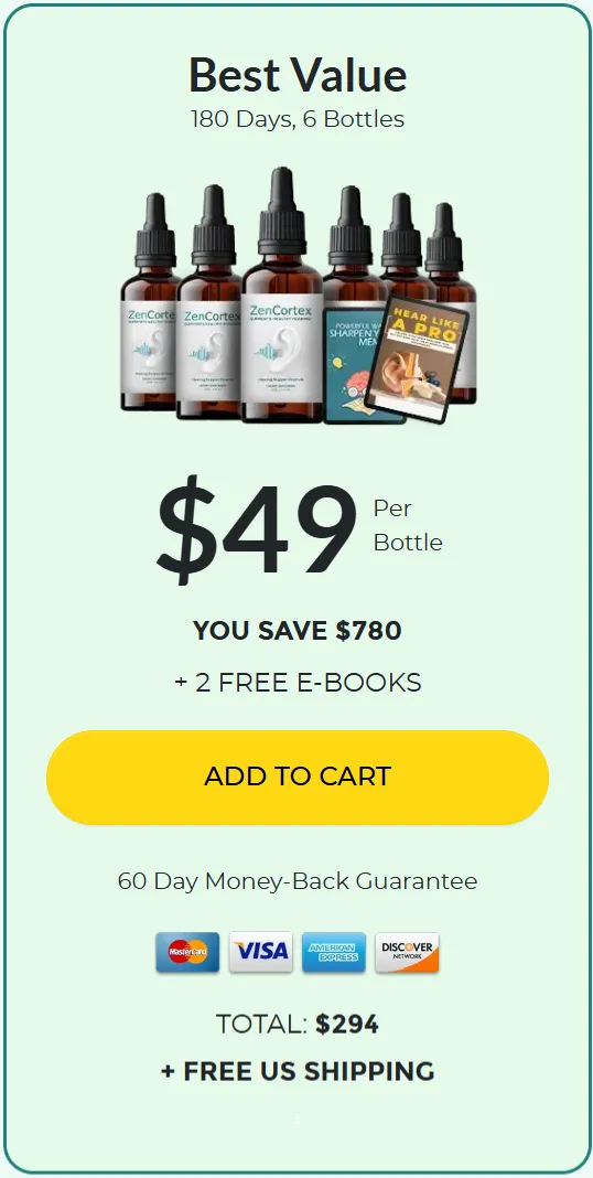 ZenCortex price 6 bottle